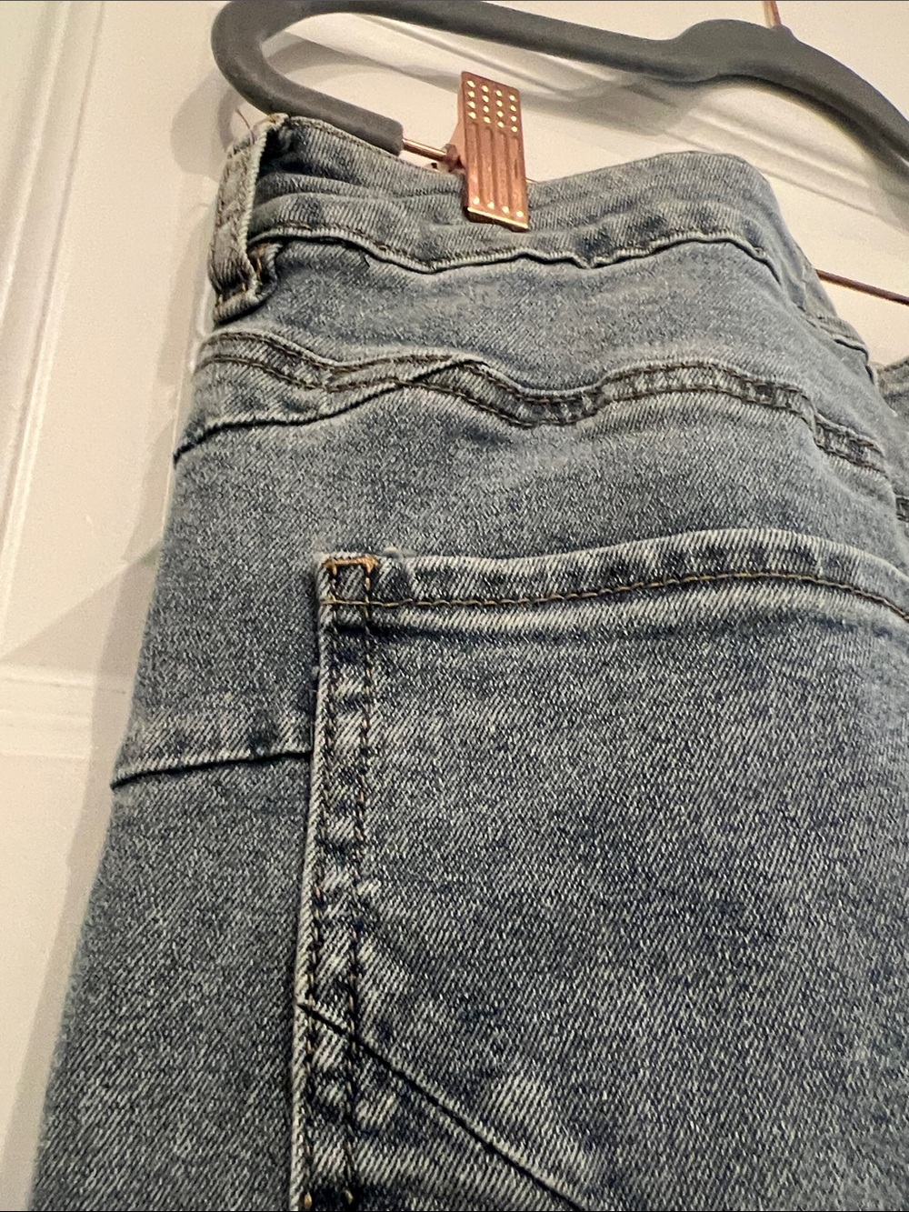 Fashion Nova brand new Light Wash Blue High-Rise Flare Jeans - Picture 8 of 13